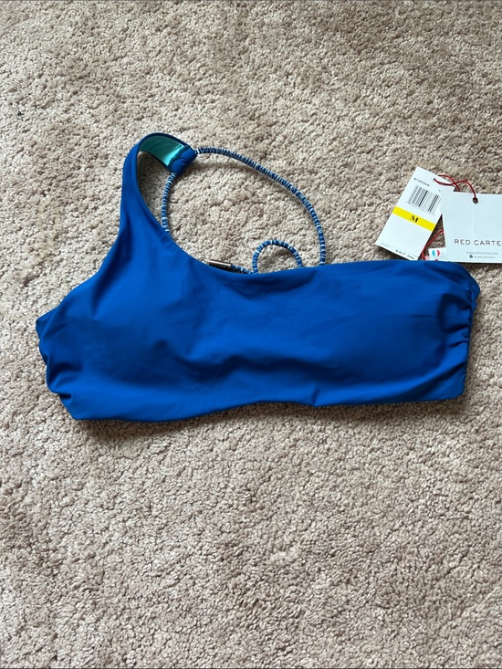Red Carter Other - NWT Red Carter One-Shoulder Cobalt Blue Bikini Top
